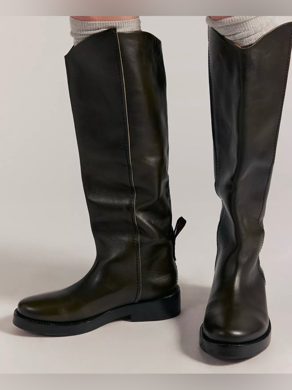 New We the Free Free People Bryce Equestian Boots - Olive